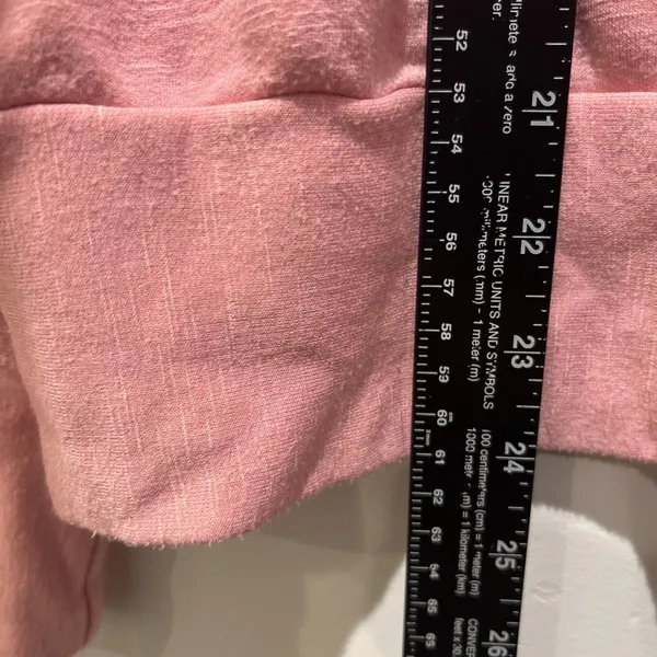 Fabletics Hoodie Sweatshirt Pink Oversized Lightweight Soft Athleisure size S - Image 5
