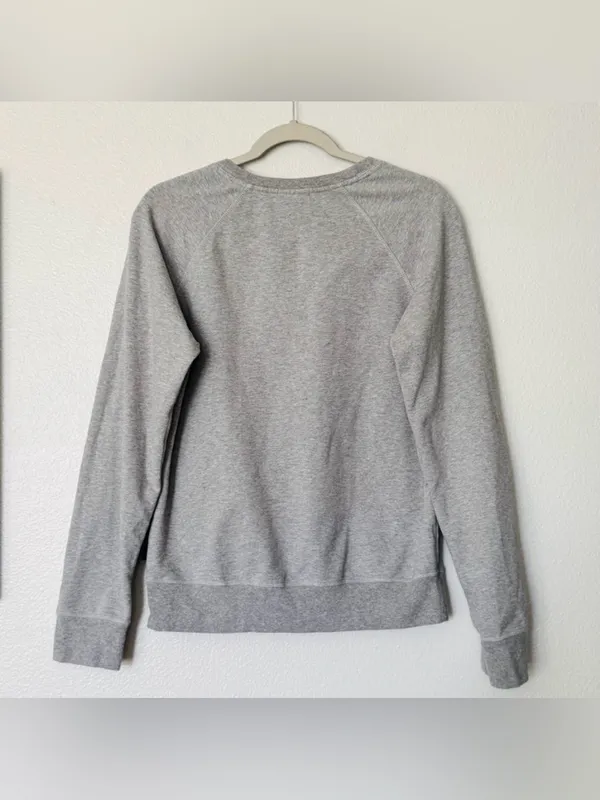 Patagonia Midweight Crew Gray Sweatshirt Size Medium - Image 5