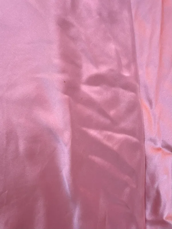 Alice + Olivia Pink Satin Asymmetrical Evening Formal Skirt Coquette Women's 4 - Image 5