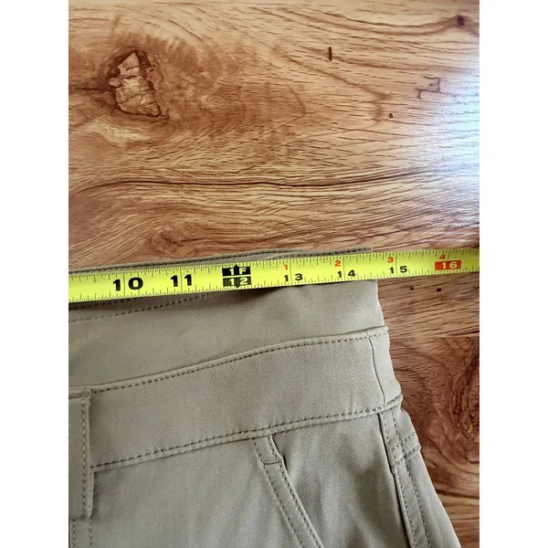 Banana Republic Notched Waist Utility Tapered Pants Camel Tan Size 8 - Image 6