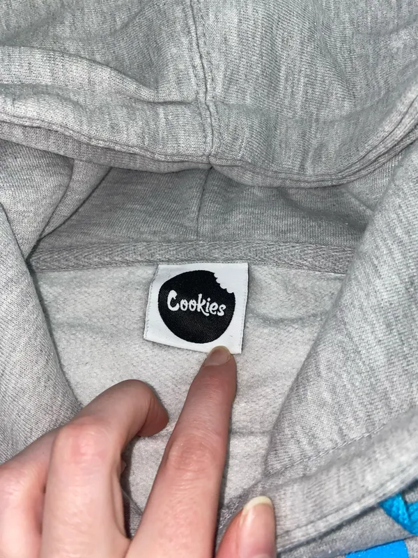 Cookies Hoodie Gray - Image 4