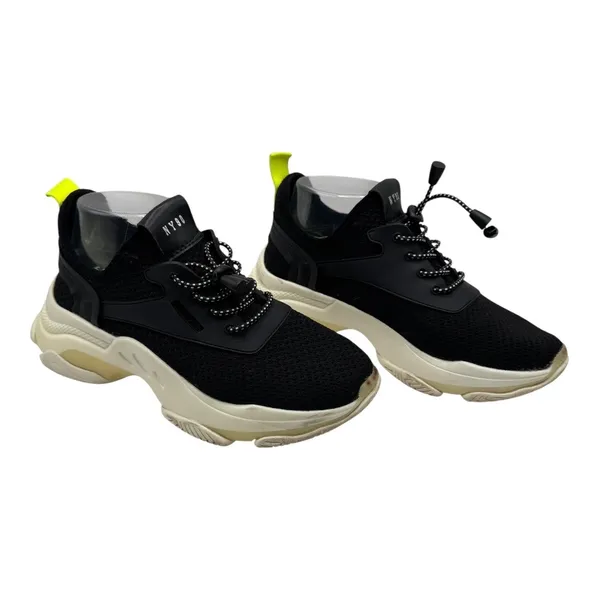 Steve Madden Shoes Women 7 Black NY90 Cinch‎ Tie Myles Sneaker Fashion Outdoor - Image 2