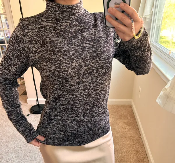 Thermo Turtleneck top. S Brown - Image 10