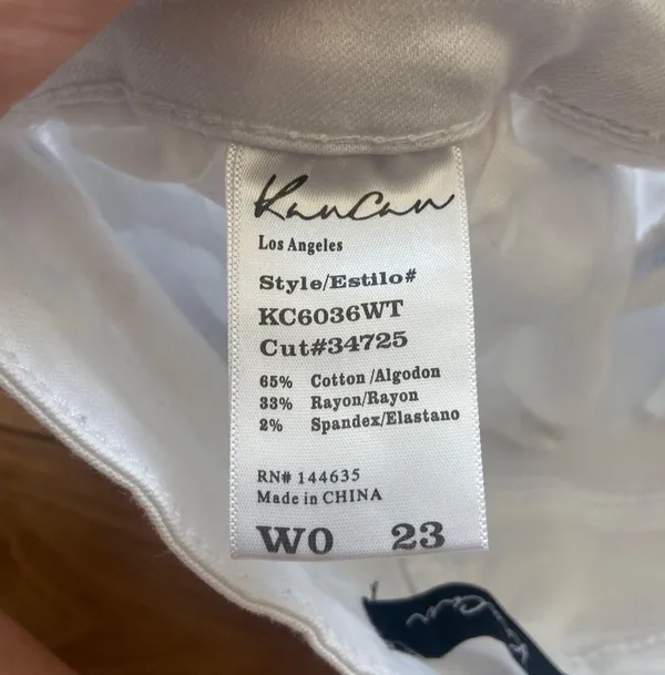 KanCan white Jean shorts - Image 6