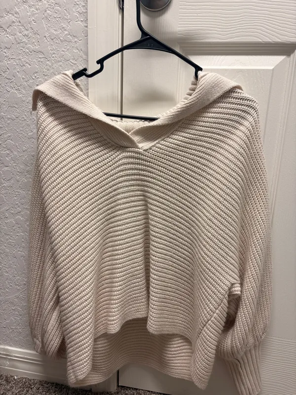 Boutique Over Sized Sweater Tan - Image 3