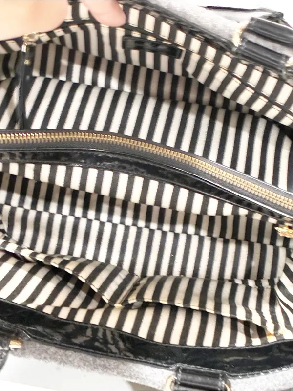 Kate Spade Alda Quinn Chestnut Hill Wool Bag Purse Grey Shoulderbag - Image 3