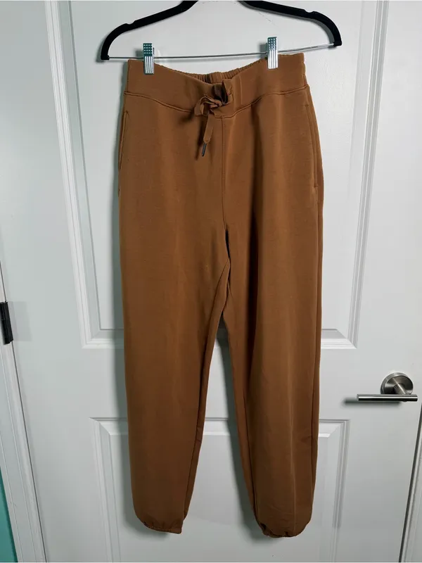 SPANX Airessentials Sweatpants In Cocoa Flawed Size Medium Soft Cozy - Image 2
