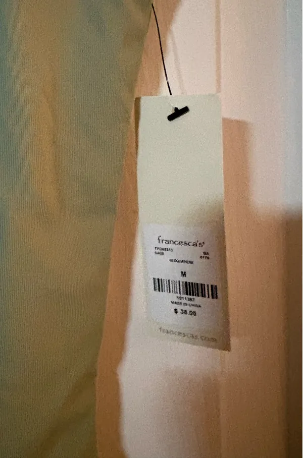 Francesca's New with Tags Green Bodysuit - Image 3
