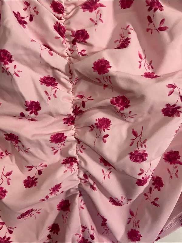 Shade & Shore Pink Floral Swimsuit - Image 4