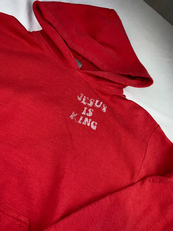 Faith hoodie Red - Image 2