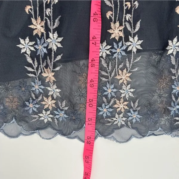Anthropologie BHLDN‎ Floral Embroidered Holiday Parsons Dress Sz 14 - Image 9