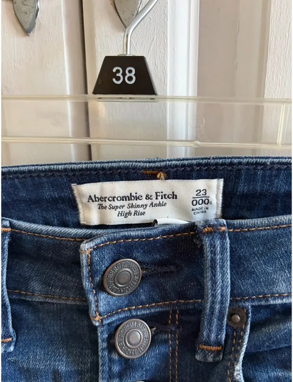 Abercrombie super skinny high rise ankle jeans - Image 2