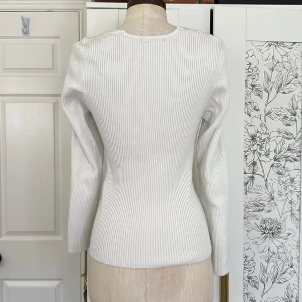 BKE twist front ribbed sweater - Image 10