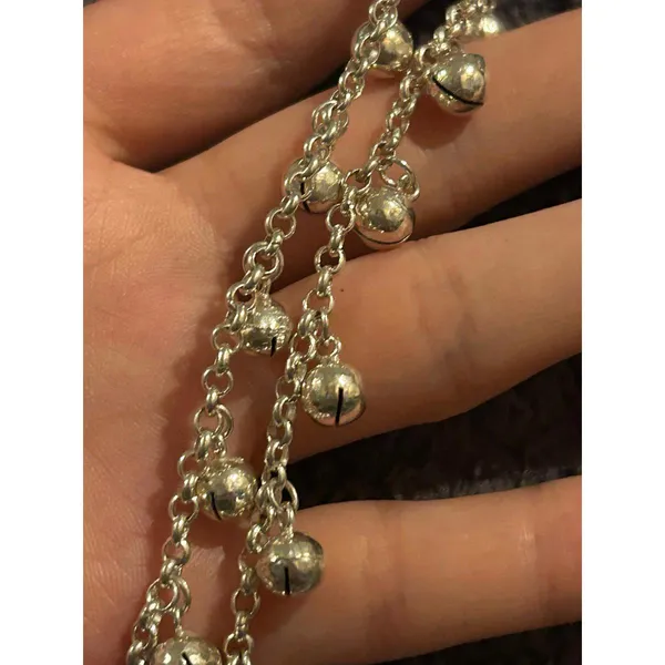 925 sterling silver braclet makes noise cute 10 inch c156 - Image 2
