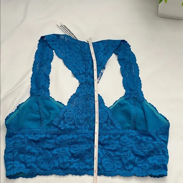Free People Vibrant Blue Lace Bralette - Image 8