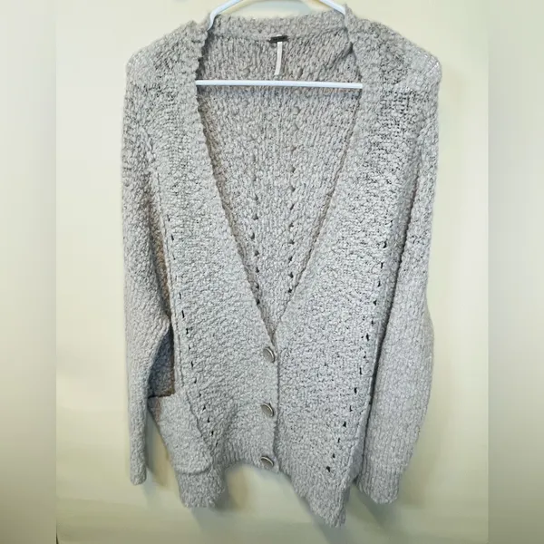 Free People Fall Friend Cardigan Sweater.‎ Size Sm - Image 2