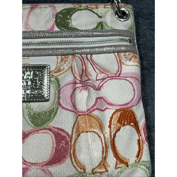 Coach Poppy M1093-17049 Dream "C" Hippie Scribble Hobo/Satchel/Crossbody Y2K Bag - Image 5