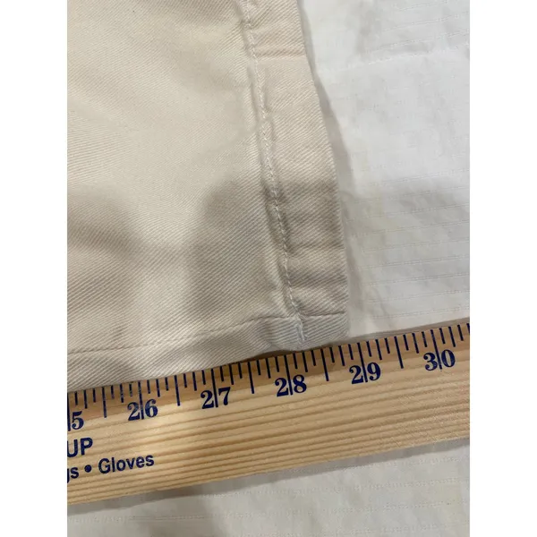 Habitual Women's Cargo Pants M Drawstring Waist Beige Normcore Minimalist - Image 9