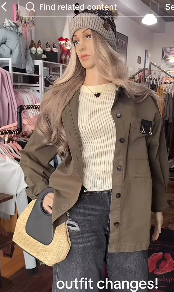 Boutique Button Down Oversized Coat - Image 10