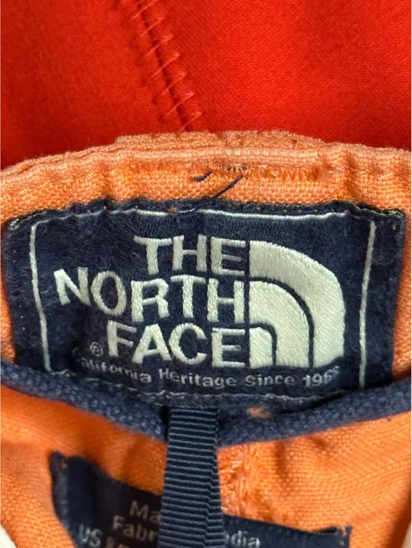 The North Face coral cotton linen low-rise chino shorts Size 8 gorpcore summer - Image 7