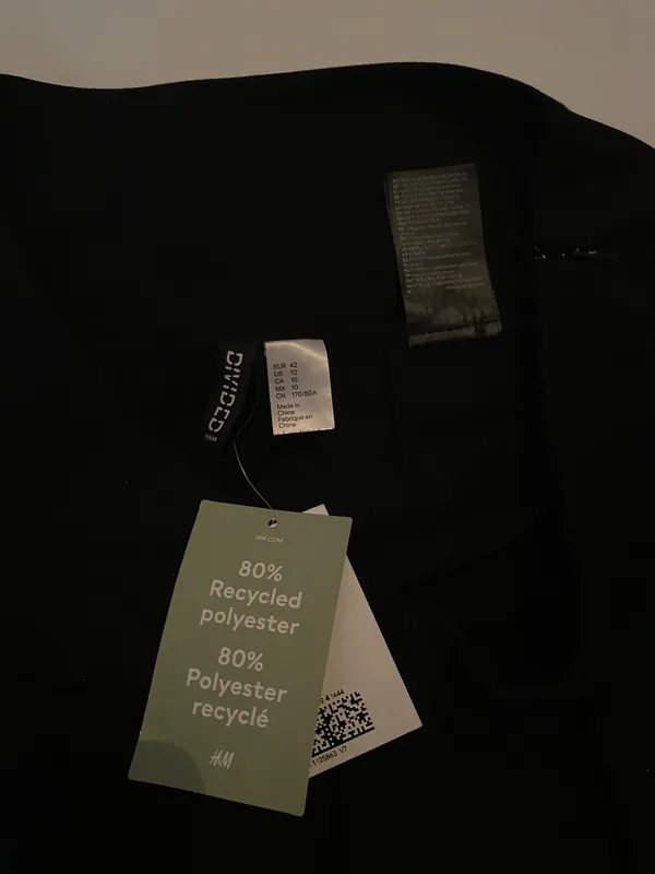 H&M Black Skirt Mini  - Image 3