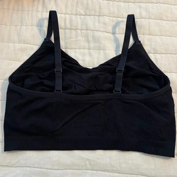 Kindred Bravely Size XL Regular Bralette Postpartum Maternity Wireless Black - Image 2