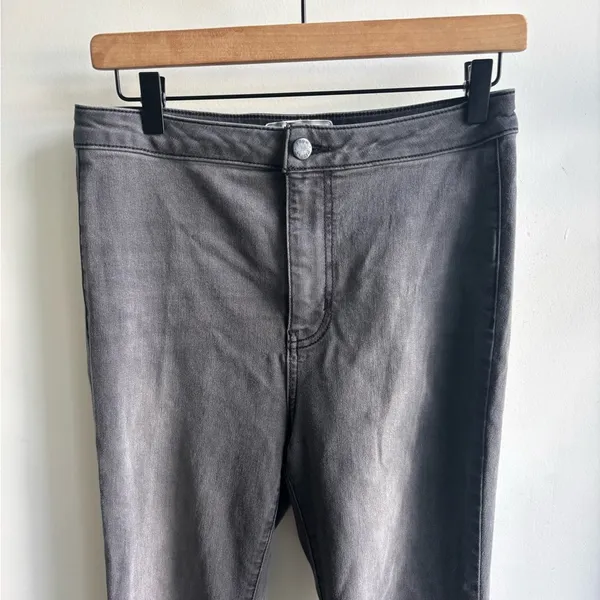 Free People Just Float On Bell‎ Bottom High Rise Jeans 28 boho whimsigoth edgy - Image 3