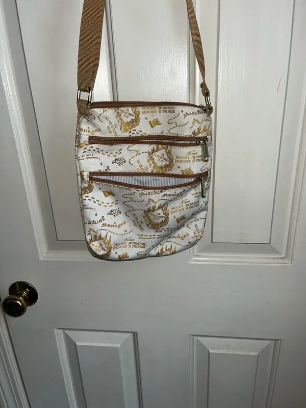 Loungefly Harry Potter Marauder's Map Passport Crossbody Bag 9” by 30” - Image 3