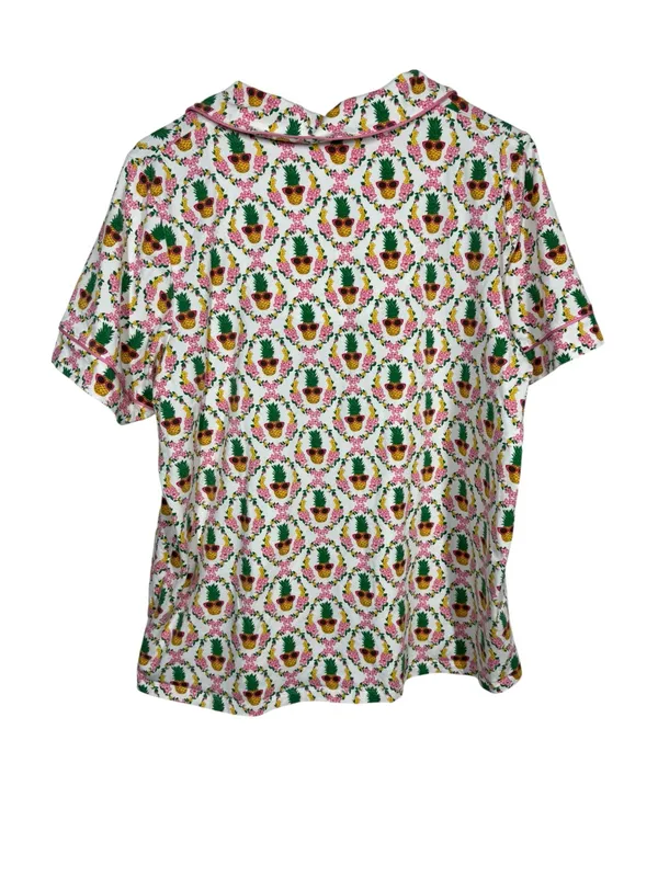 BedHead Pj Pina Coolada Short Sleeve Top Size Large - Image 3