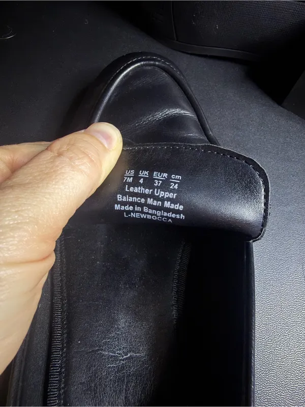 Franco Sarto Black Leather Loafers - Image 8