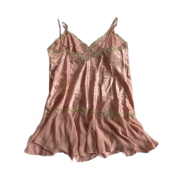 NWT Vintage 90s Pink Chemise Lingerie Teddy 🔥 - Image 5