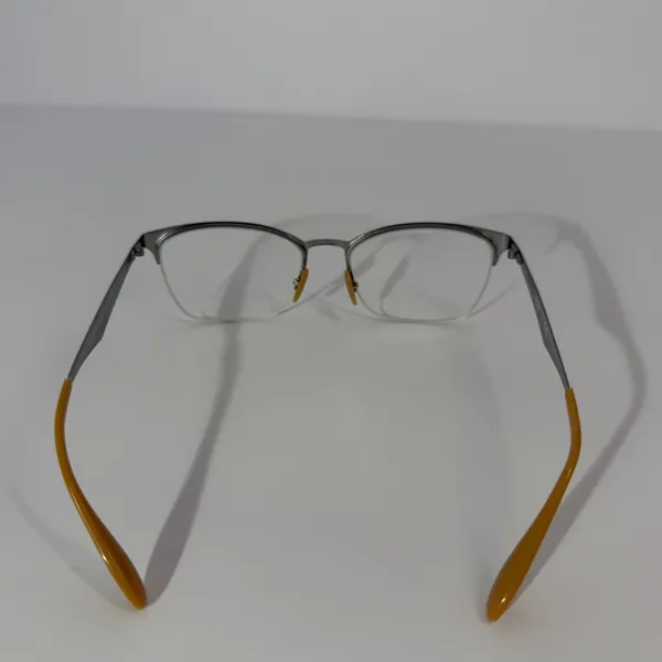 Ray-Ban RB6345 2732 Brown Silver Semi-Rimless Cat‎ Eye Optical Frames 52-17-135 - Image 8