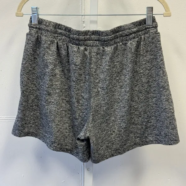 Pacific Trail Womens Gray Space Dye Athletic Shorts Size M Drawstring Pockets - Image 2