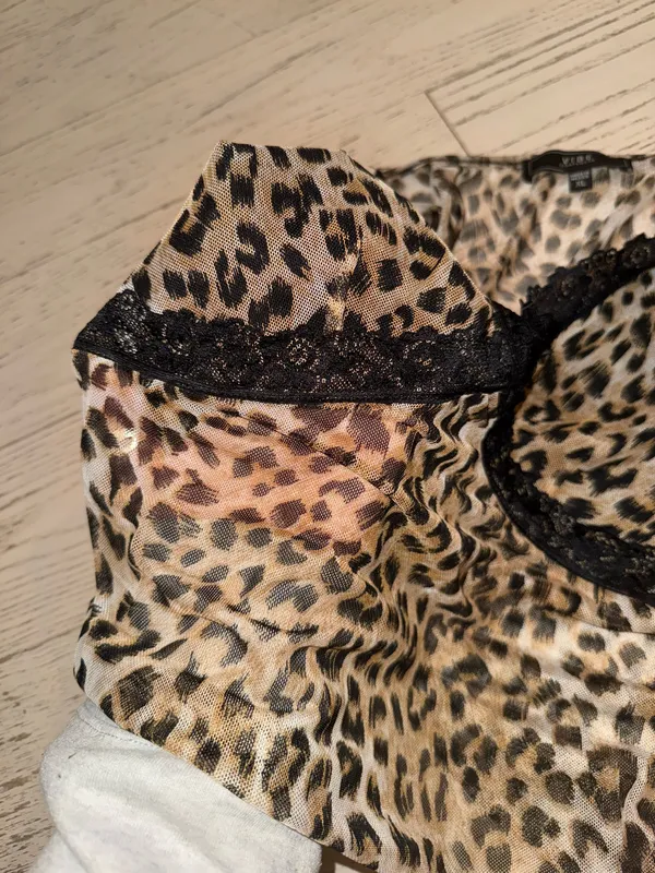 Vibe Leopard Print Tank Top Multiple Size XL - Image 2