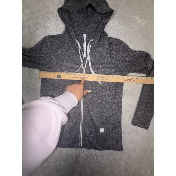 Vuori Womens Halo Performance Hoodie 2.0 Gray Size Small - Image 5