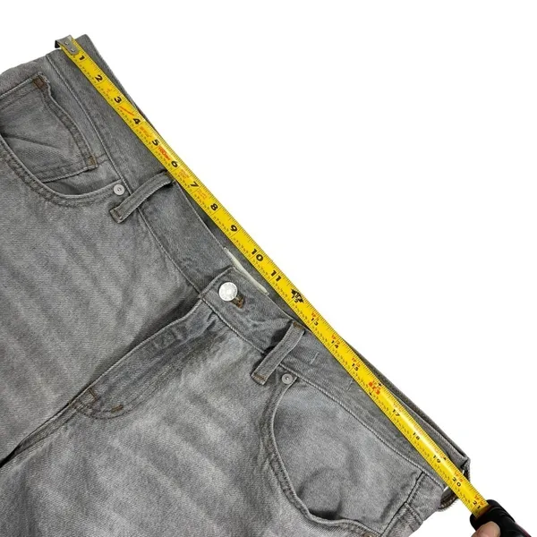 Madewell LOW-RISE SUPERWIDE-LEG Frayed Crop Jeans - Image 7