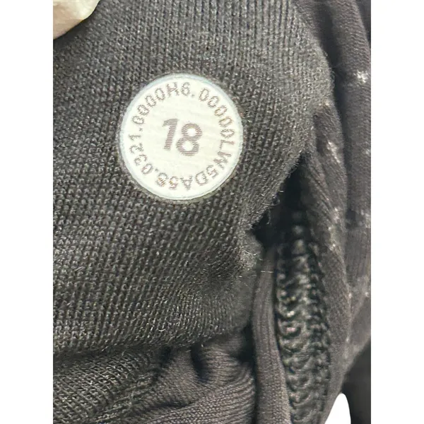 New NWT Lululemon Align Leggings 18 HR 28 Aqueous Emboss Black Women Yoga Stripe - Image 6