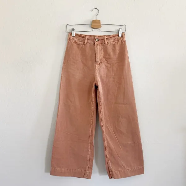 Free People Patti Crop Pants In Rose Size 26 - Image 2
