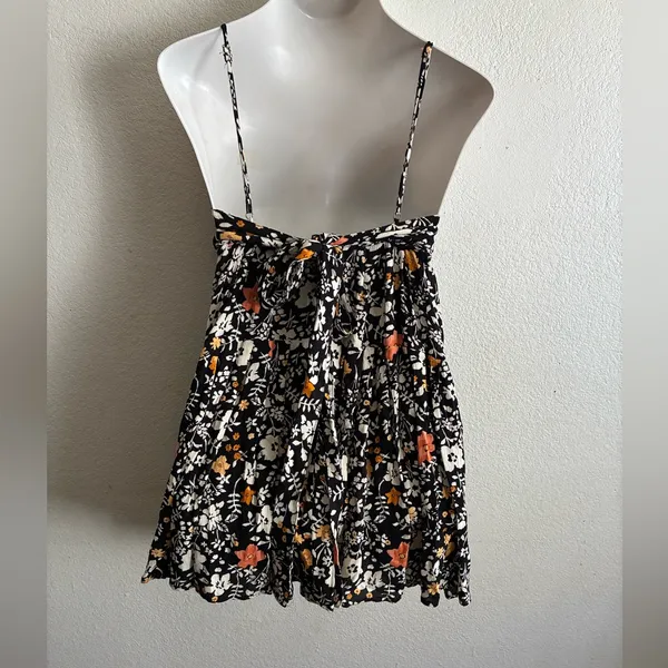 Free People Kaley Mini Dress in Black Combo 2 - Image 5