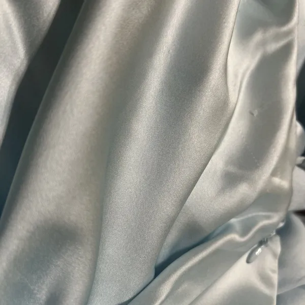 Anthropologie Maeve Silky Slip Midi Dress Sz L Light Blue Gala Prom Wedding NEW - Image 6