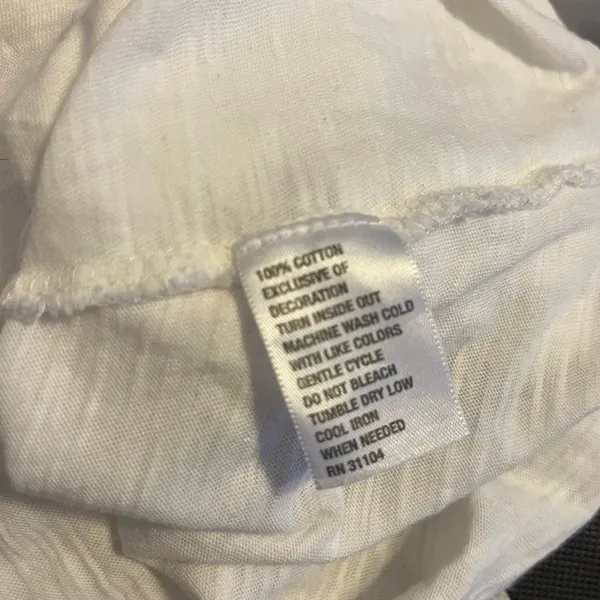 Red Camel Off-White Embroidered Tank Top Size XS - Image 5