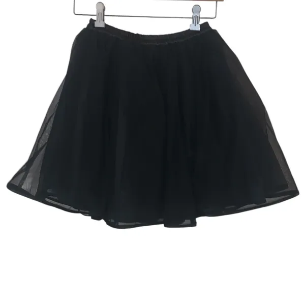 NWT Just Pretend by Wyla Black Tulle Mini Skirt Adult Tutu Maker’s Halloween - Image 4