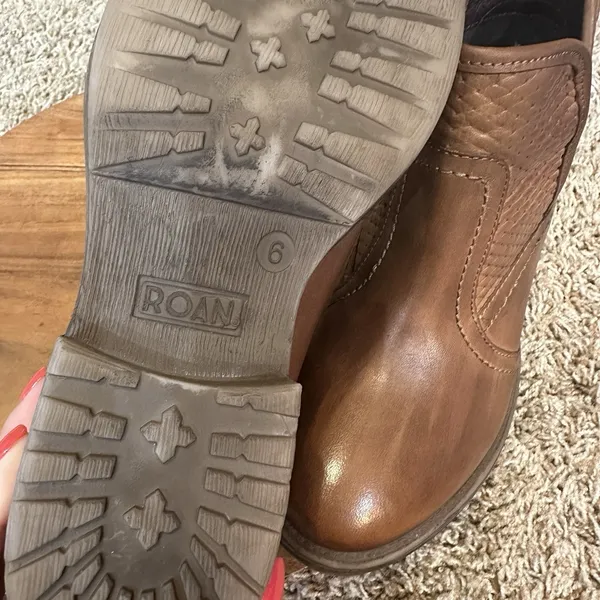 Roan by Bed Stu Gossip Leather Boots Booties Womens Size 6 Brown Western Casual - Image 7