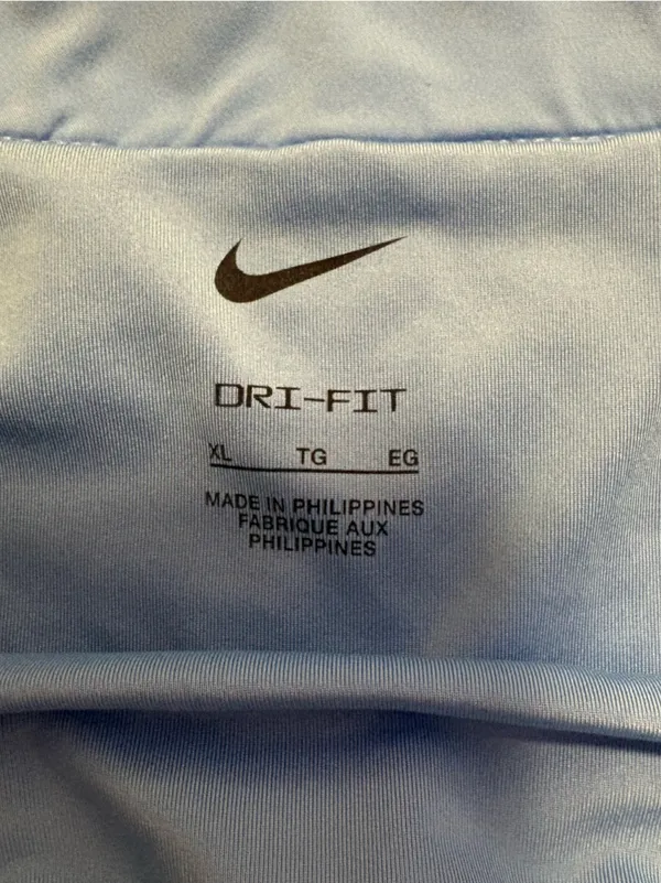 Nike DRI-FIT Women’s Light Blue Athletic Shorts - Image 3