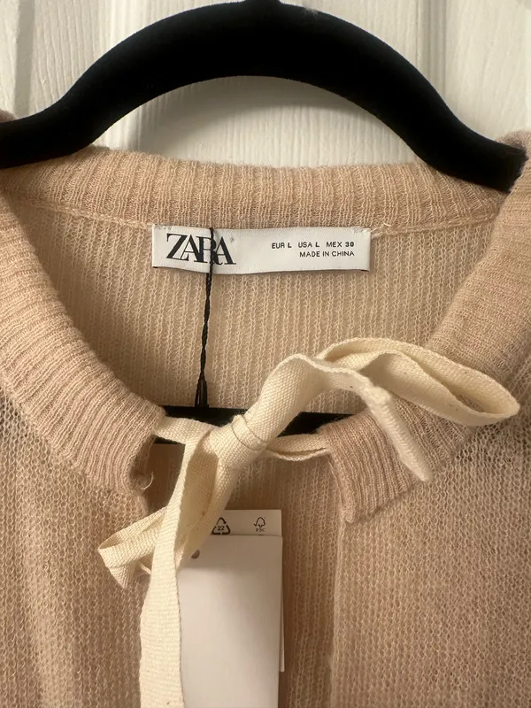 ZARA Bow Sweater Knit - Image 5