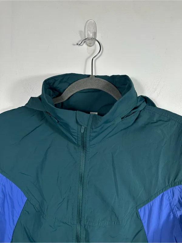 Lululemon Evergreen Cropped Full-Zip Hoodie Size 4 Green Jasper Wild‎ Indigo - Image 5