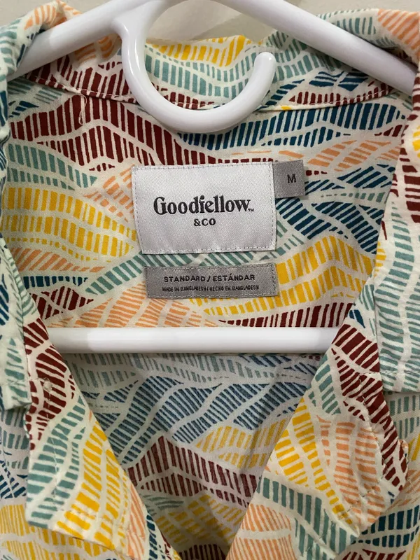 Goodfellow & Co Men's Short-Sleeve Patterned Button-Up Shirt - Image 3