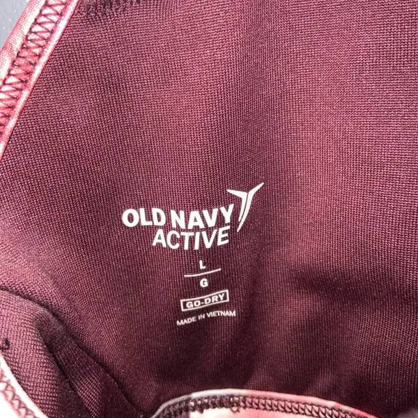Old Navy Floral Sports Bra - Pink and Purple - Go Dry - Large - Image 4