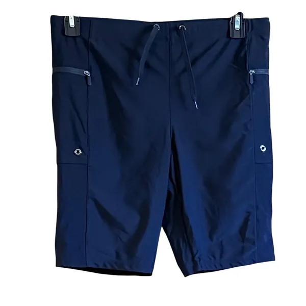 Arcweg Athletic Shorts Women 2XL Black‎ Drawstring Zipper Pockets Hiking - Image 2