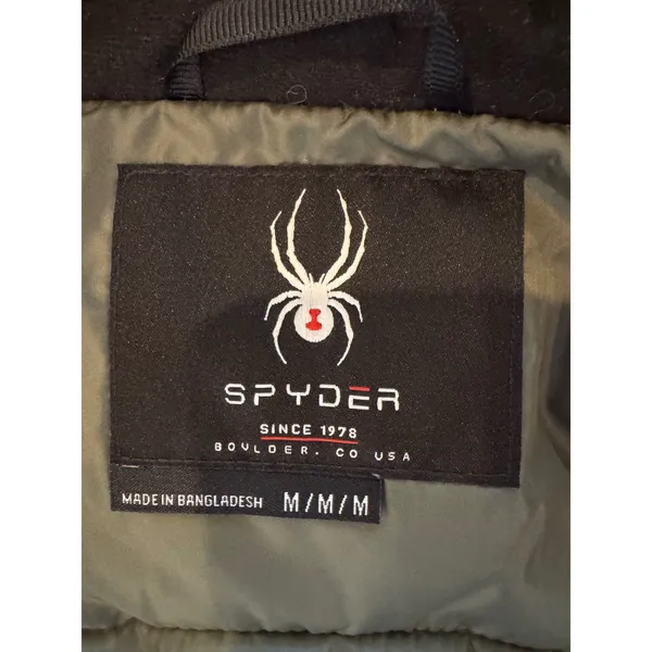 Spyder Coat Women Medium Sage Green Hooded Insulated Explorer Parka Outdoor‎ - Image 14